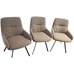 3er-Set Greta Stoff A Stone Grau