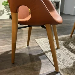 6er-Set Harta Jasper Leder 22 Cognac Braun Kerneiche Umato