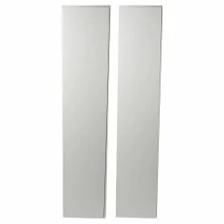 2er-Set Hängeregal Flex Lack Matt Weiss P01