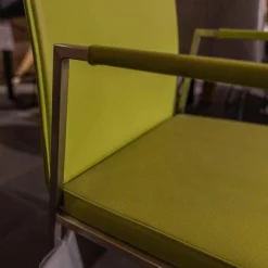 2er-Set Kosmos II Armlehnstuhl Leder Apple 2-38 Grün