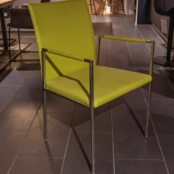 2er-Set Kosmos II Armlehnstuhl Leder Apple 2-38 Grün