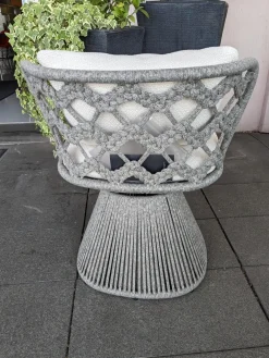 6er-Set Outdoorstuhl Flair Stoff Lola Weiß