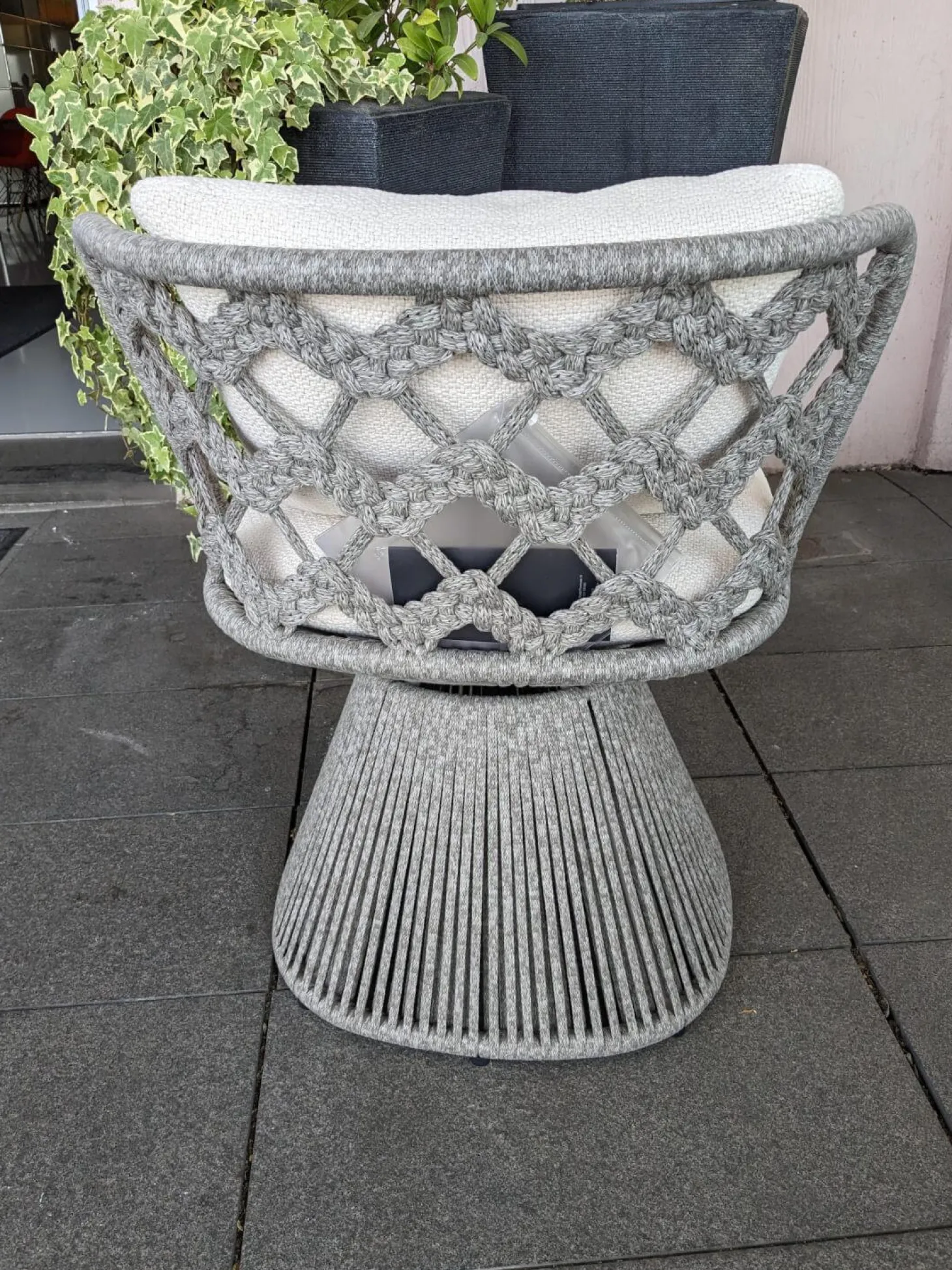 6er-Set Outdoorstuhl Flair Stoff Lola Weiß