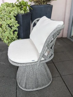 6er-Set Outdoorstuhl Flair Stoff Lola Weiß