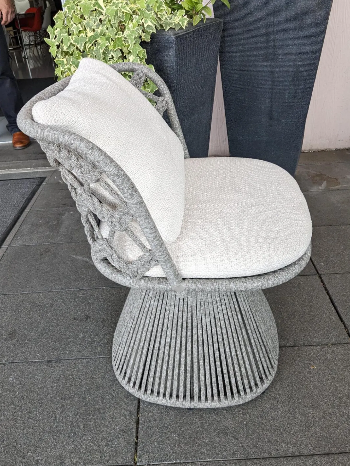 6er-Set Outdoorstuhl Flair Stoff Lola Weiß