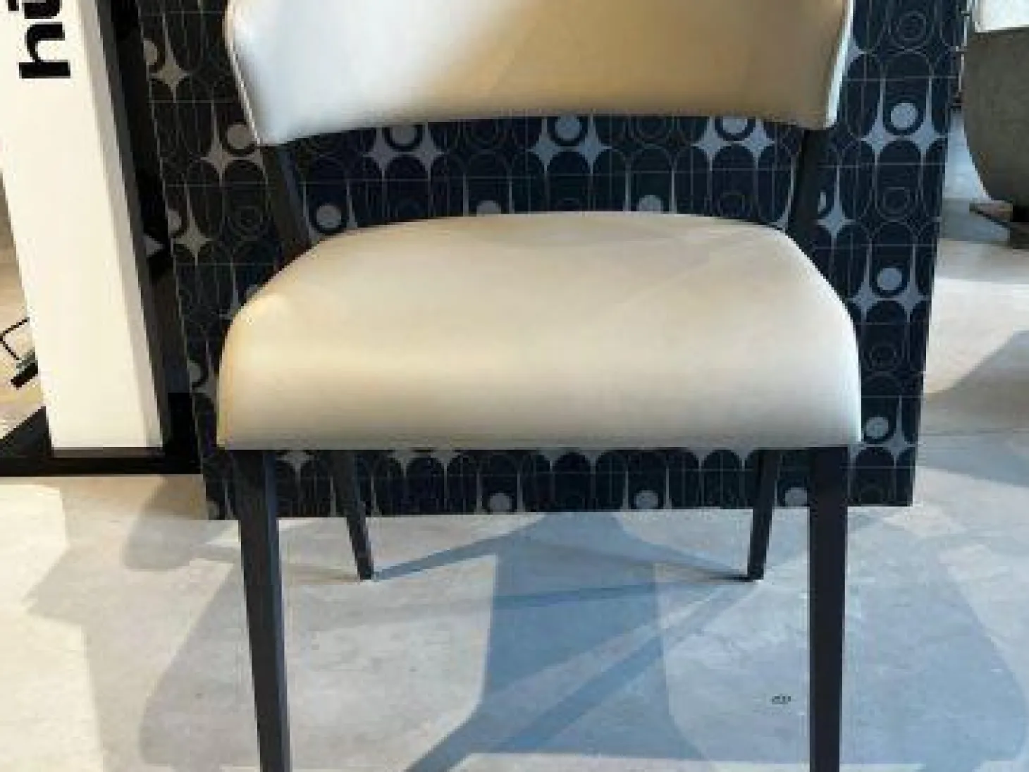 2er-Set S500 Leder 5122 Sand Gestell Anthrazit