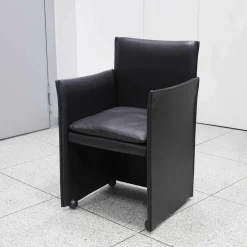 2er-Set Sessel Break 401 14 Leder 13 mit Rollen