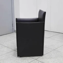 2er-Set Sessel Break 401 14 Leder 13 mit Rollen