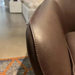 2er-Set Sessel Cantate Leder Raffino 210 Mustang Fuß Stahl Epoxy E2200 Nuit