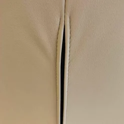 2er-Set Sessel Windy Leder Elmosoft 02119 Beige mit Chromfüßen