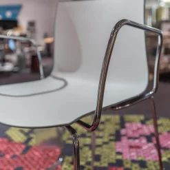 2er-Set Stühle Catifa 46 Kufengestell Polyprophylen Zweifarbig PO00217 Minz/Weiß Stahl CRO Verchromt