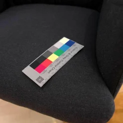 6er-Set Stühle Enora Stoff Bogota Black Gestell Metall Black