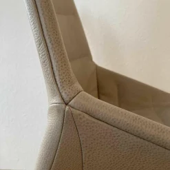 4er-Set Stühle OSE1 Nubukleder Beige