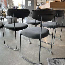 4er-Set Stuhl 922 Keel Indoor Stoff Cortina 53 Grau