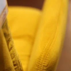 2er-Set Stuhl Arva Stoff Seven Ocre 23 Gelb Gestell Metall Schwarz