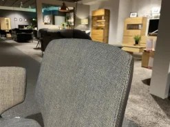 2er-Set Stuhl Aye ALSF MA R Vorne Stoff Canva Hinten Leder 2407 70272 Schwarz Braun Gestell Eiche Naturöl