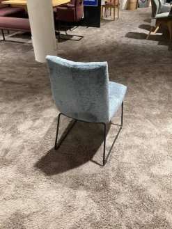 6er-Set Stuhl Calgary Stoff Fusion Niagara 158 & Indigo 90 Blau