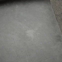 6er-Set Stuhl Carry Leder Sierra Anthrazit Kontrastnaht Beige 4-Fuß Metall Pulverbeschichtet Schwarz