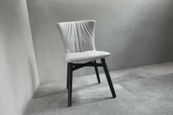 2er-Set Stuhl Dexter 2056 ohne Armlehne Leder 2 Elmosoft Weiß