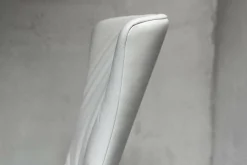 2er-Set Stuhl Dexter 2056 ohne Armlehne Leder 2 Elmosoft Weiß