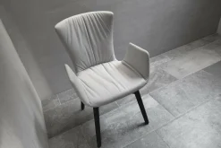 4er-Set Stuhl Dexter mit Armlehne