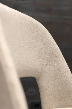 6er-Set Stuhl Judith Stoff Evelin 582 Grau Gestell Holz Schwarz