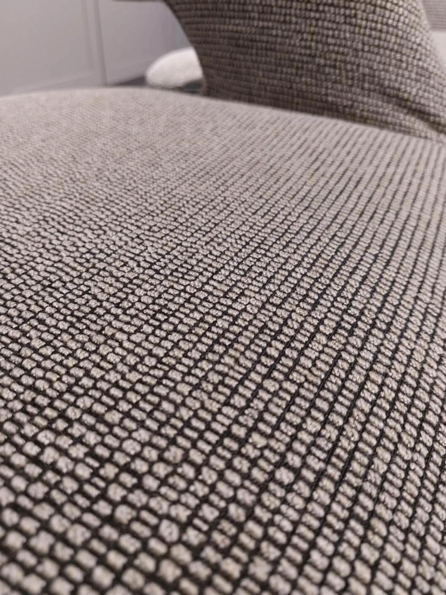 3er-Set Stuhl July Stoff Freiburg Stone Beige Grau Gestell Metall Anthrazit Pulverbeschichtet