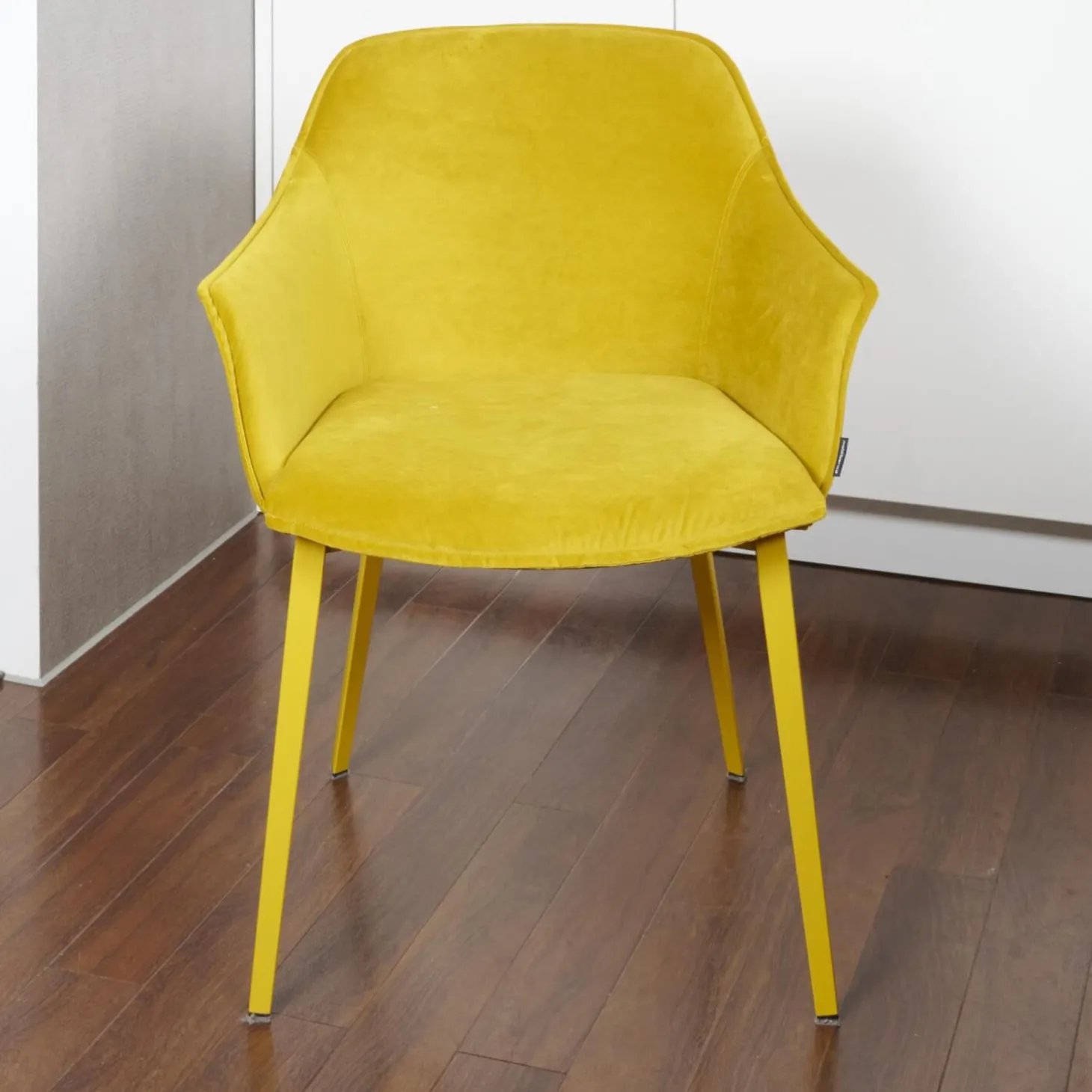 2er-Set Stuhl Kedua Bezug BEL-105 A Dreieckiges Metallrohrgestell