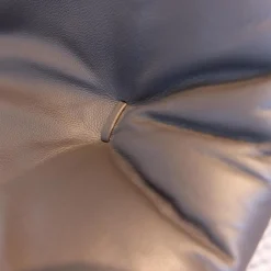 4er-Set Stuhl Lui Leder L1 Schwarzbraun Gestell Eiche Naturöl