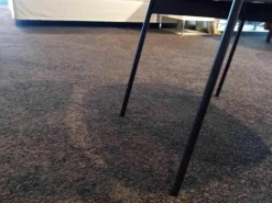 2er-Set Stuhl Luz Stoff Sahara Beige ohne Armlehne Gestell Schwarz