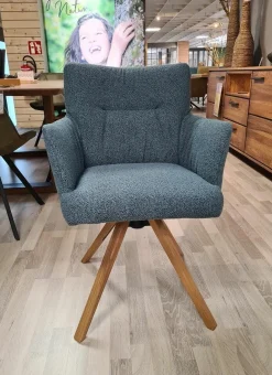 6er-Set Stuhl Nashville Stoff Alpine Denim Alpine Onyx Blau