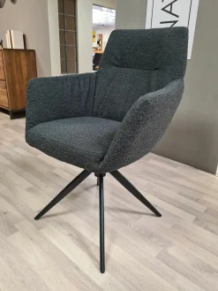 6er-Set Stuhl Nashville Stoff Alpine Denim Alpine Onyx Blau