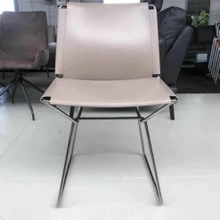 4er-Set Stuhl Neil Leder Tortora Rose Braun