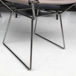 4er-Set Stuhl Neil Leder Tortora Rose Braun