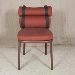 2er-Set Stuhl Outdoor Roll Stoff 308 Sandstone Laminate Gestell Sepia