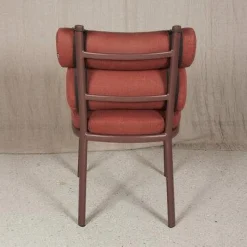 2er-Set Stuhl Outdoor Roll Stoff 308 Sandstone Laminate Gestell Sepia