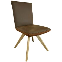 2er-Set Stuhl S1250 S3V Schemel 9 Massiv Wildeiche Natur 2207 Bezug Leder A India Musk Stoff 16 London 39 Schale S3