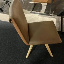 2er-Set Stuhl S1250 S3V Schemel 9 Massiv Wildeiche Natur 2207 Bezug Leder A India Musk Stoff 16 London 39 Schale S3