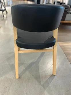 2er-Set Stuhl Xeno Leder Donna Schwarz