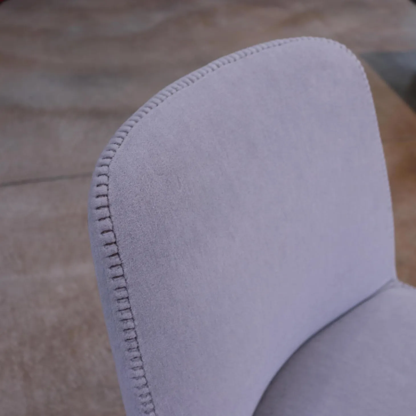 3er-Stuhlgruppe Apta Febo Stoff Licata Grau