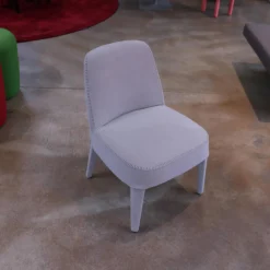 3er-Stuhlgruppe Apta Febo Stoff Licata Grau