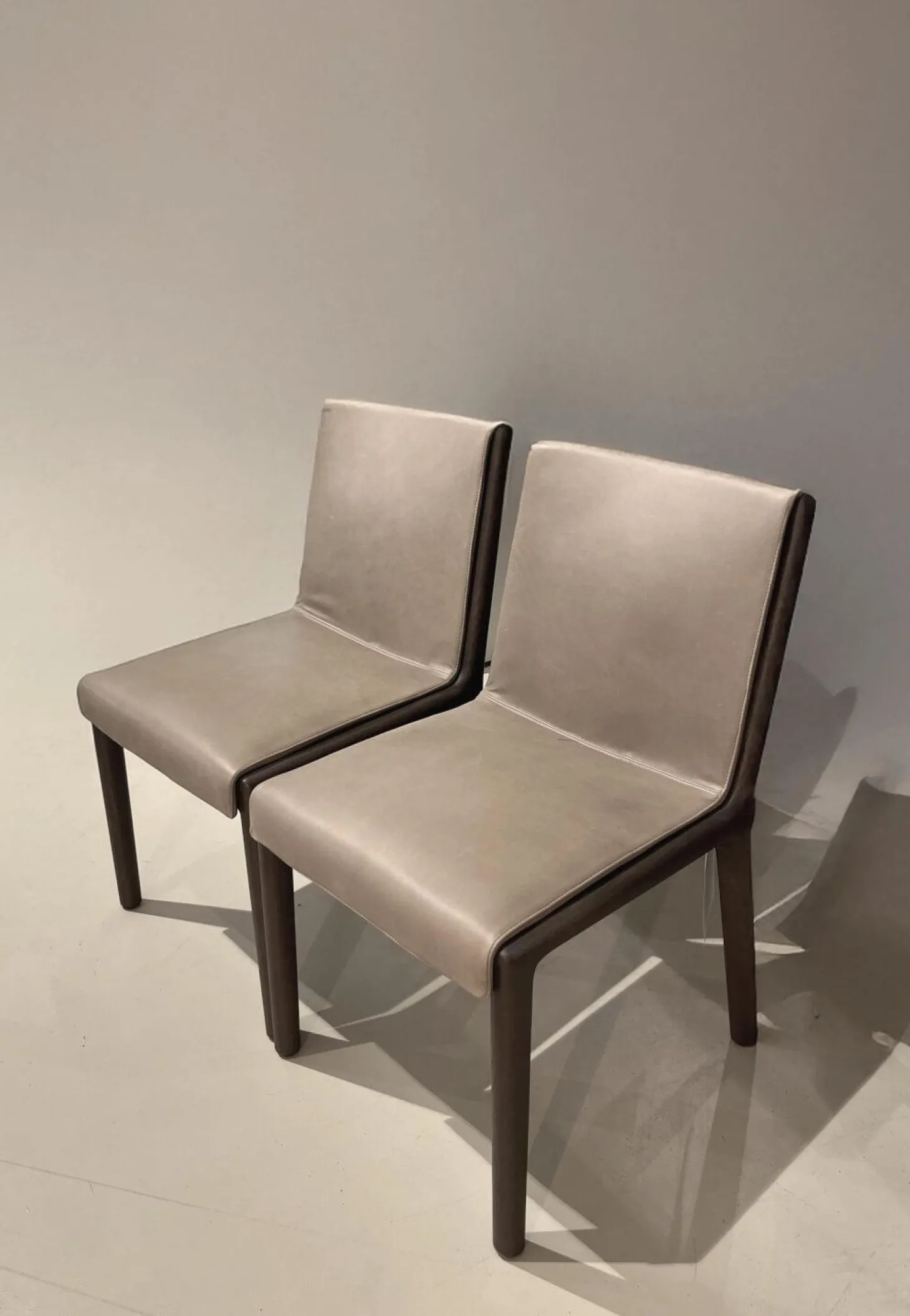 4er-Stuhlset Janet Leder Nocciola S1230 Kat. E