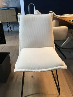 Essgruppe 3 Stühle Und Eckbank Mason Leder Rawhide Cognac Braun Und Stoff Lisboa 5 Beige Gestell Schwarz, inkl. Tisch