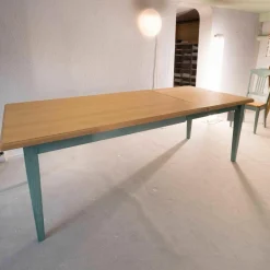 Essgruppe Ausziehbar Tisch und 4 Stühle Catania Ahorn Pinie Mint