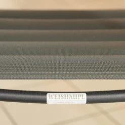 Essgruppe Denia Platte Belattung Teak Gestell Grau-Metallic Inklusive 2 Sessel Sosta Bespannung Batyline Anthrazit