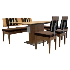 Essgruppe Modell Multisit mit 1 Säulentisch 2 Bänke 2 Stühle mit Funktion