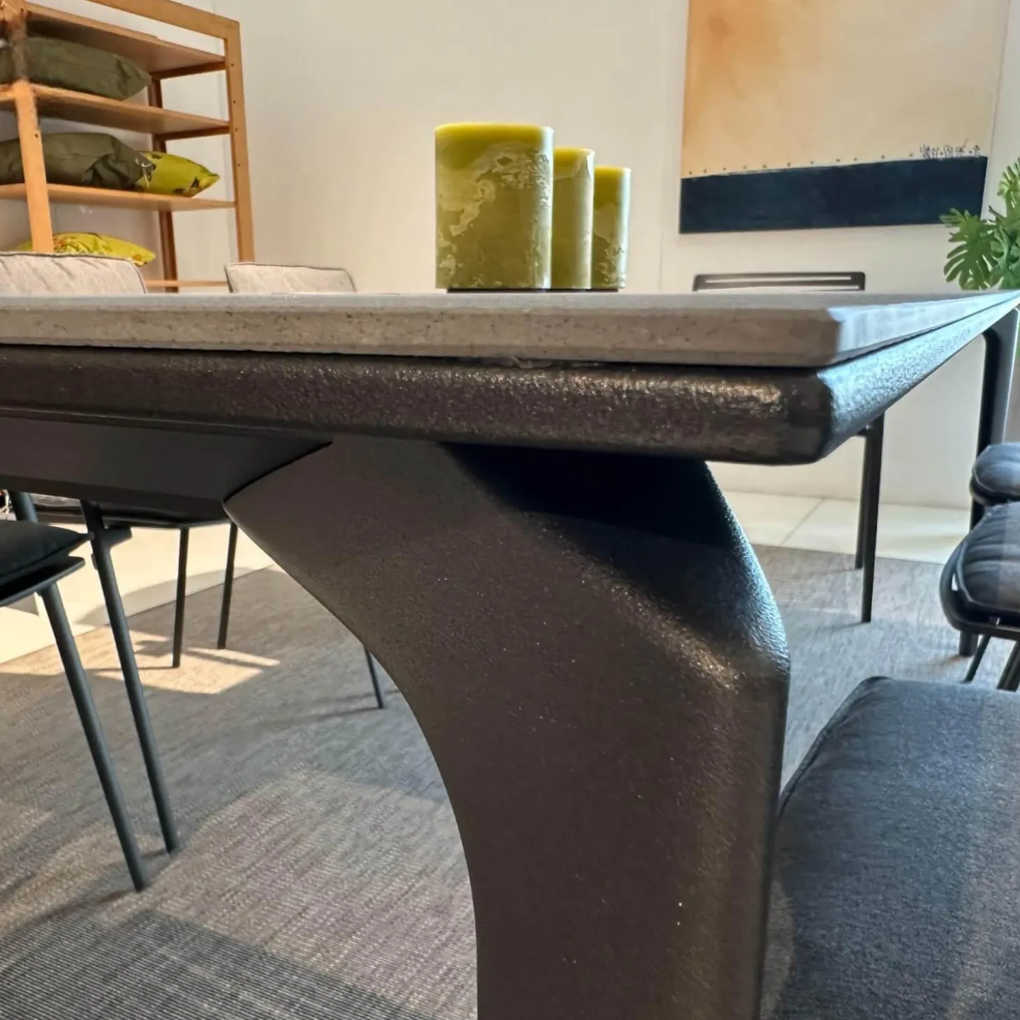 Essgruppe Outdoor Allsize Platte Feinsteinzeug Rauchgrau Mit 8 Stühlen