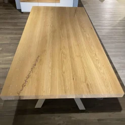 Essgruppe Signatura In Rustikal Asteiche Bianco Polsterbezug Grau Blau Mit 3 Stühlen Milo