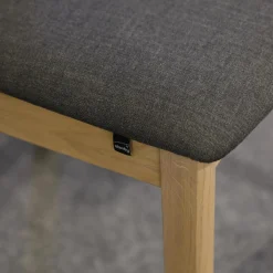 Essgruppe SM 11 Und SM 52 Eiche Weiß Geölt Stoff Remix Sg2 163 Grau