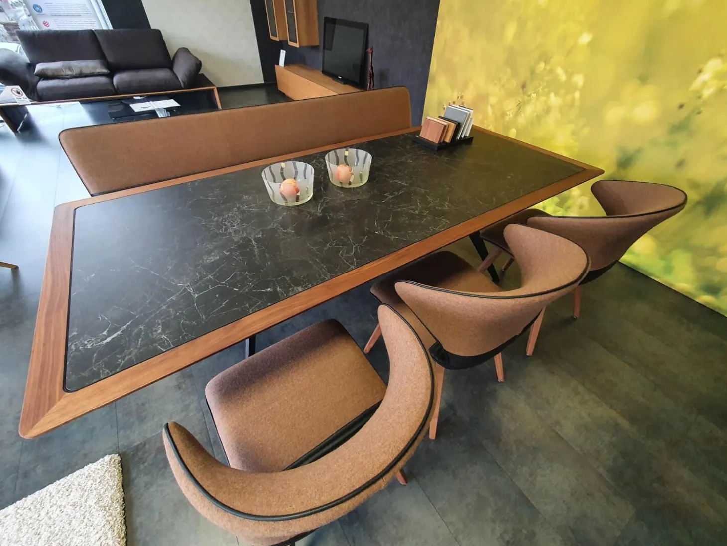 Essgruppe Solid Tisch Bank 3 Stühle Nussbaum Massiv Geölt